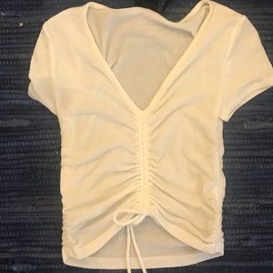 White Crop Top from Urban Outfitters